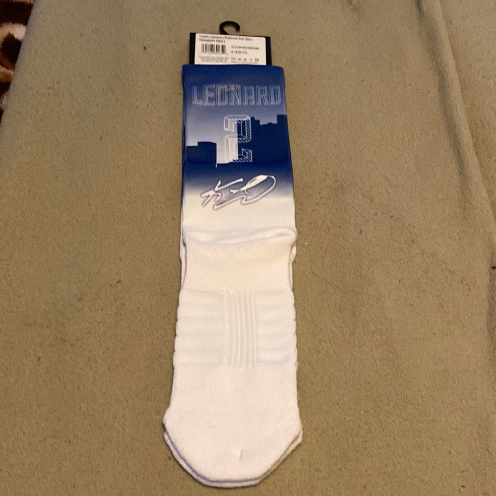 Kawhi Leonard Men’s Socks Blue